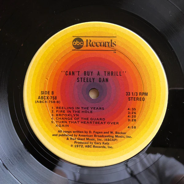 Steely Dan - Can't Buy A Thrill (LP, Album, RP, Ter) (Very Good Plus (VG+)) - Image 5