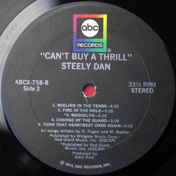 Steely Dan - Can't Buy A Thrill (LP, Album, Tru) (Near Mint (NM or M-)) - Image 5