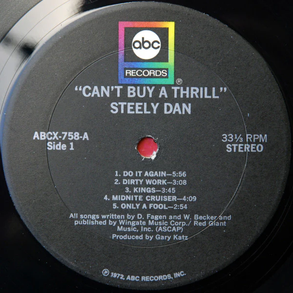 Steely Dan - Can't Buy A Thrill (LP, Album, Tru) (Very Good Plus (VG+)) - Image 4