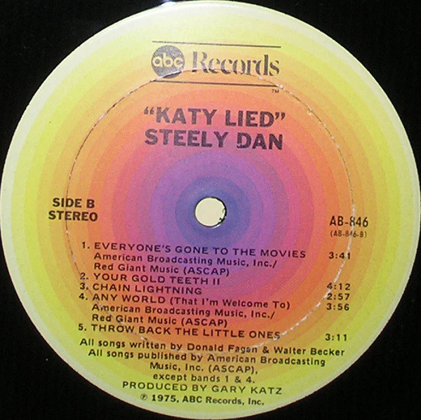 Steely Dan - Katy Lied (LP, Album, Ter) (Good Plus (G+)) - Image 4