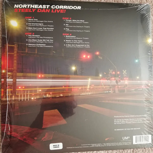 Steely Dan - Northeast Corridor: Steely Dan Live! (2xLP, Album, 180) NEW & SEALED - Image 2