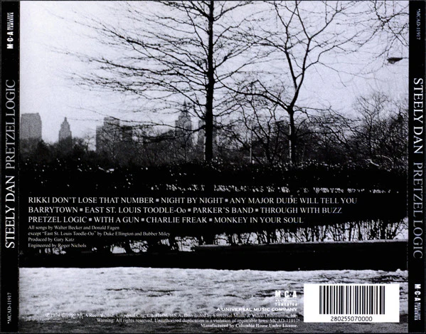 Steely Dan - Pretzel Logic (CD, Album, Club, RE, RM, Com) (Very Good Plus (VG+)) - Image 2