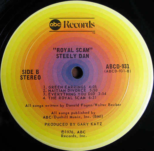Steely Dan - The Royal Scam (LP, Album, Pit) (Good Plus (G+)) - Image 4