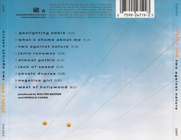 Steely Dan - Two Against Nature (CD, Album, Oly) (Near Mint (NM or M-)) - Image 2