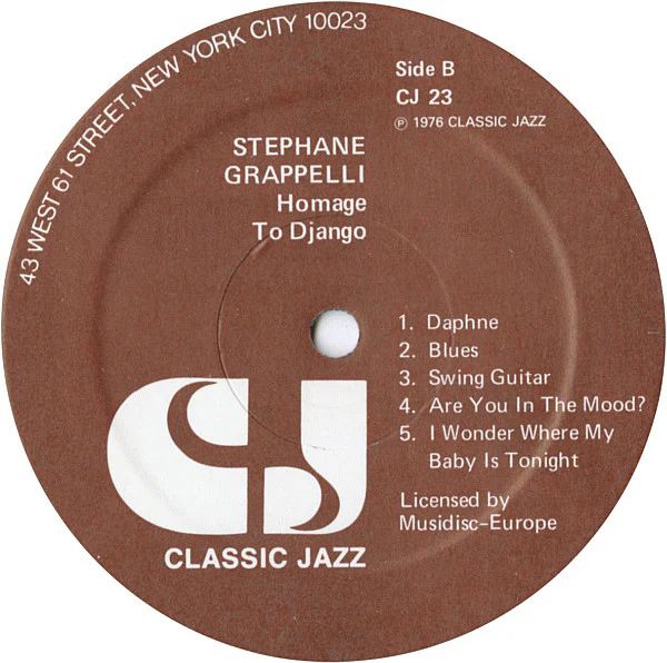 Stéphane Grappelli - Homage To Django (2xLP, Album, Gat) (Very Good Plus (VG+)) - Image 5