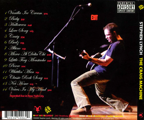 Stephen Lynch - The Craig Machine (CD, Album) (Near Mint (NM or M-)) - Image 2