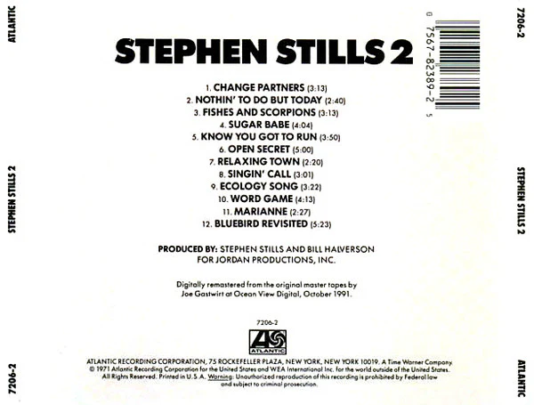 Stephen Stills - Stephen Stills 2 (CD, Album, RE, RM) (Very Good Plus (VG+)) - Image 5