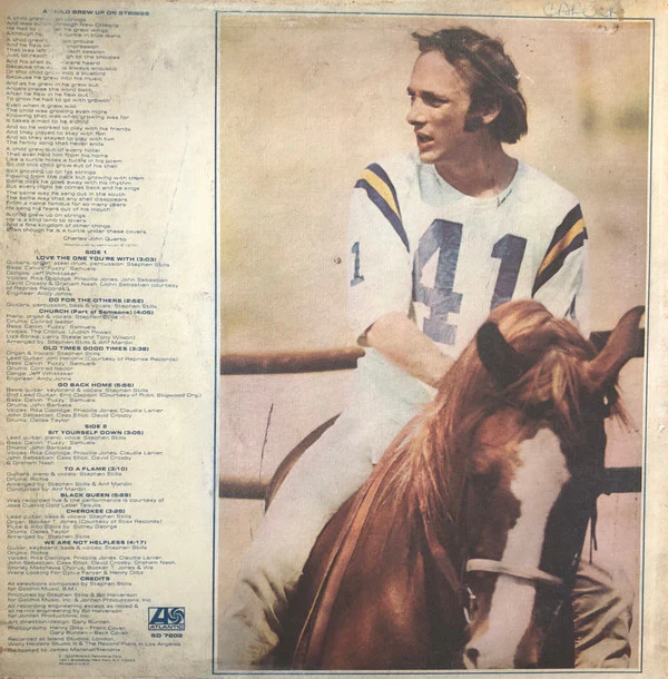Stephen Stills - Stephen Stills (LP, Album, CTH) (Near Mint (NM or M-)) - Image 2