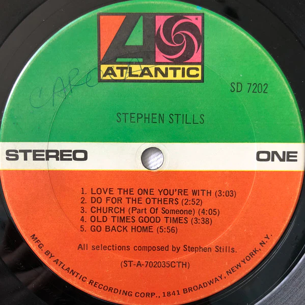 Stephen Stills - Stephen Stills (LP, Album, CTH) (Near Mint (NM or M-)) - Image 3
