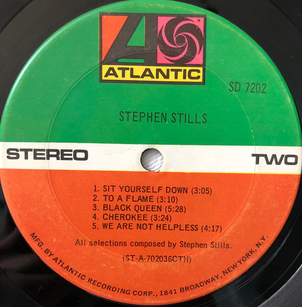 Stephen Stills - Stephen Stills (LP, Album, CTH) (Near Mint (NM or M-)) - Image 4