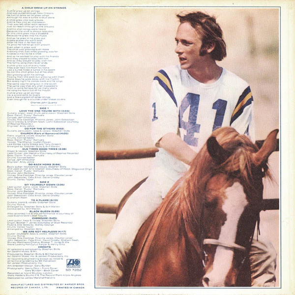 Stephen Stills - Stephen Stills (LP, Album) (Very Good (VG)) - Image 2