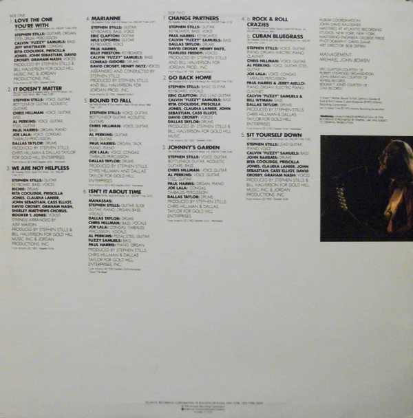 Stephen Stills - Still Stills: The Best Of Stephen Stills (LP, Comp, PR ) (Very Good Plus (VG+)) - Image 2