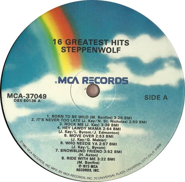 Steppenwolf - 16 Greatest Hits (LP, Comp, RE) (Very Good (VG)) - Image 3