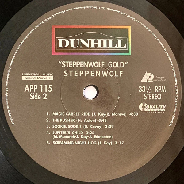 Steppenwolf - Gold (Their Great Hits) (LP, Comp, Ltd, RE, 200) (Mint (M)) NEW & SEALED - Image 5