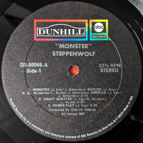 Steppenwolf - Monster (LP, Album, Gat) (Very Good Plus (VG+)) - Image 5