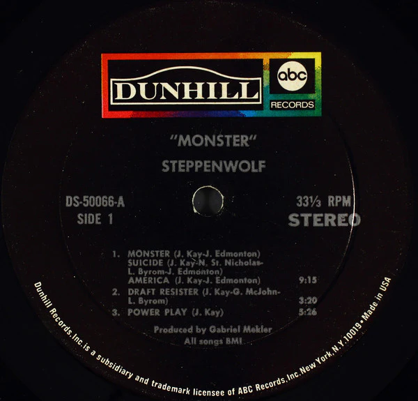 Steppenwolf - Monster (LP, Album, Mon) (Very Good Plus (VG+)) - Image 4