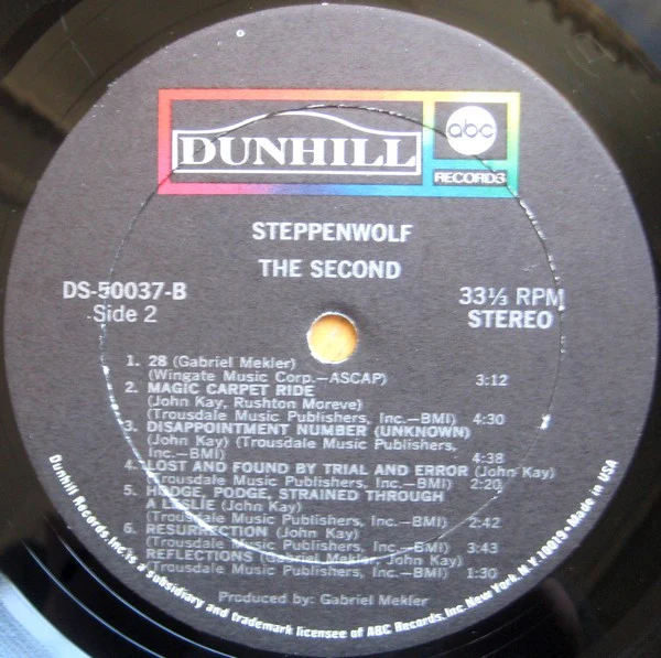 Steppenwolf - The Second (LP, Album) (Near Mint (NM or M-)) - Image 4