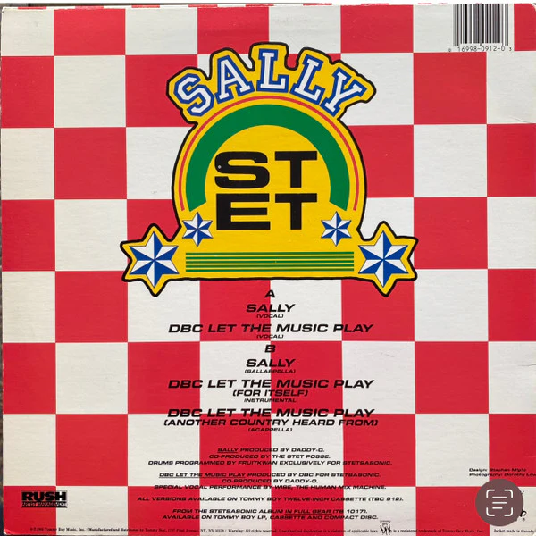 Stetsasonic - Sally / DBC Let The Music Play (12") (Very Good Plus (VG+)) - Image 4