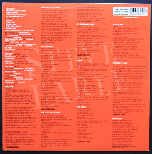 Steve Earle - Guitar Town (LP, Album) (Very Good Plus (VG+)) - Image 2