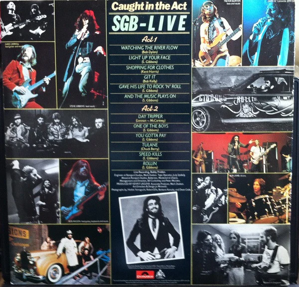 Steve Gibbons Band - Caught In The Act (LP, Album) (Very Good Plus (VG+)) - Image 2