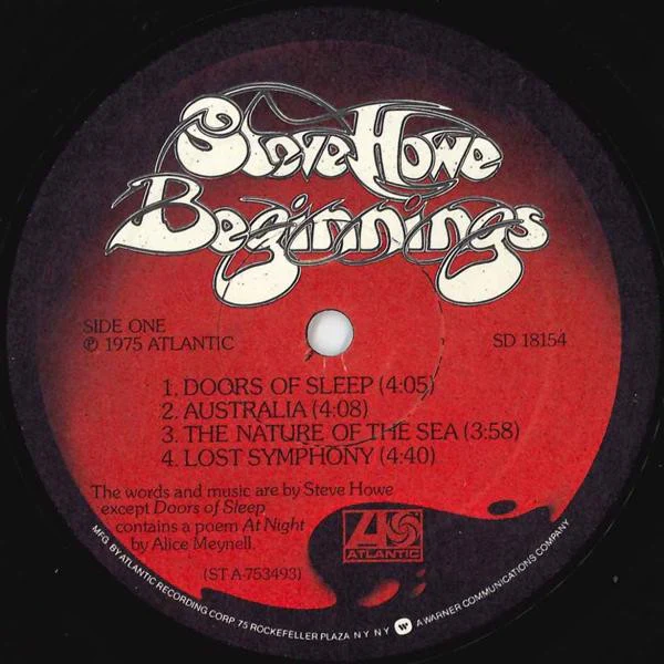 Steve Howe - Beginnings (LP, Album, Pre) (Very Good (VG)) - Image 4