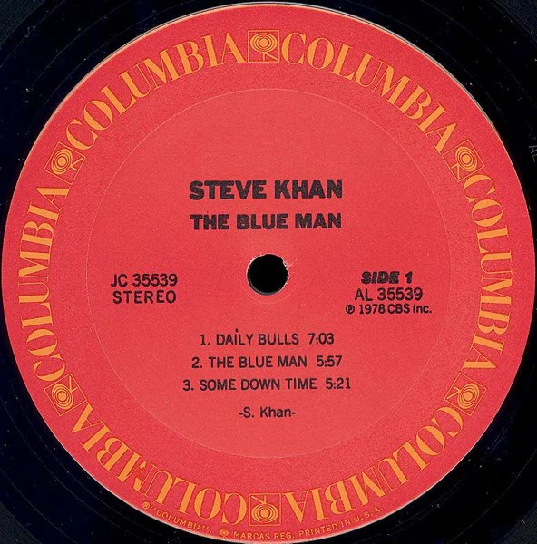 Steve Khan - The Blue Man (LP, Album) (Very Good Plus (VG+)) - Image 5