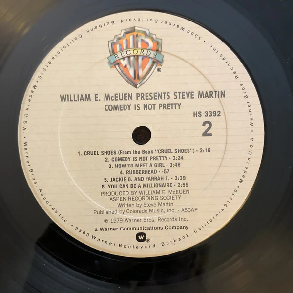 Steve Martin - Comedy Is Not Pretty (LP, Album, RP, Ter) (Very Good (VG)) - Image 4