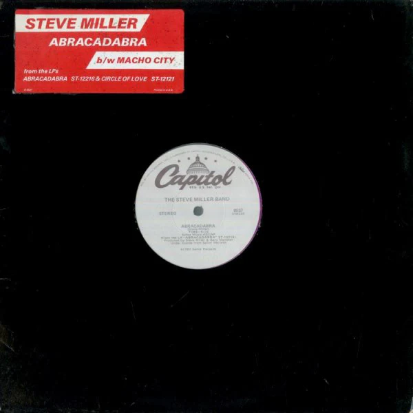 Steve Miller Band - Abracadabra / Macho City (12") (Very Good Plus (VG+)) - Image 3