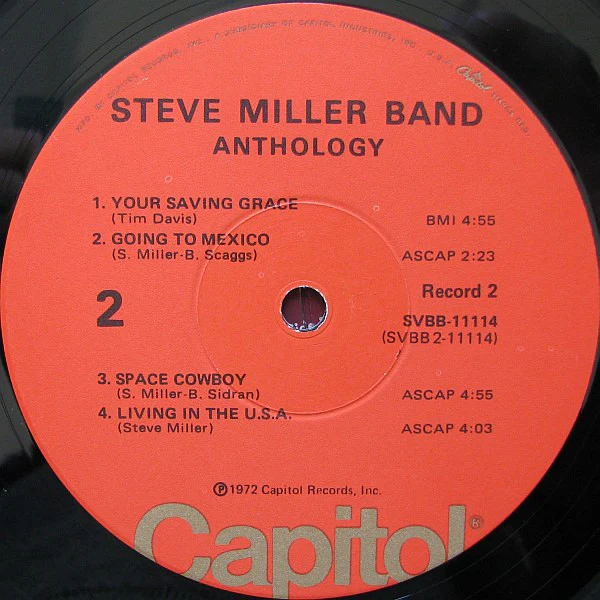 Steve Miller Band - Anthology (2xLP, Comp, RP, Win) (Good Plus (G+)) - Image 5