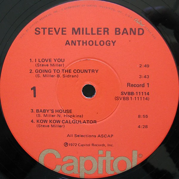 Steve Miller Band - Anthology (2xLP, Comp, RP, Win) (Very Good Plus (VG+)) - Image 4
