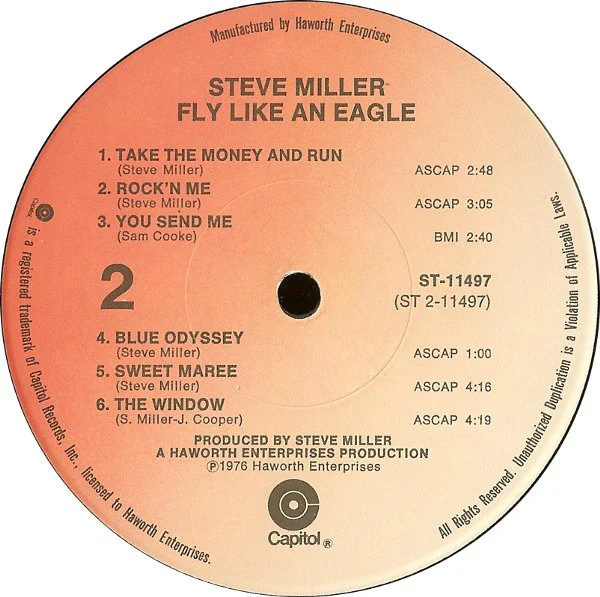 Steve Miller Band - Fly Like An Eagle (LP, Album, Jac) (Near Mint (NM or M-)) - Image 4