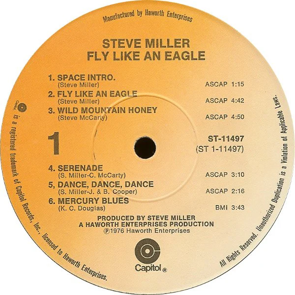 Steve Miller Band - Fly Like An Eagle (LP, Album, Jac) (Very Good Plus (VG+)) - Image 3
