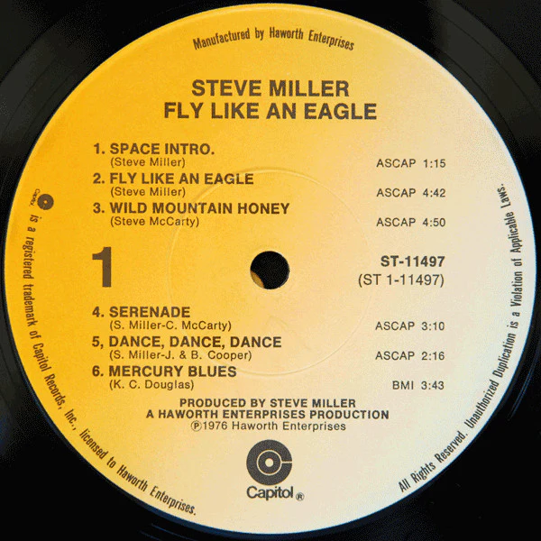 Steve Miller Band - Fly Like An Eagle (LP, Album, Jac) (Very Good Plus (VG+)) - Image 3