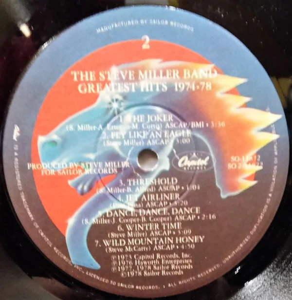 Steve Miller Band - Greatest Hits 1974-78  (LP, Comp, Win) (Good Plus (G+)) - Image 4