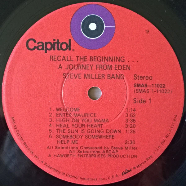 Steve Miller Band - Recall The Beginning...A Journey From Eden (LP, Album, 3-P) (Very Good (VG)) - Image 5