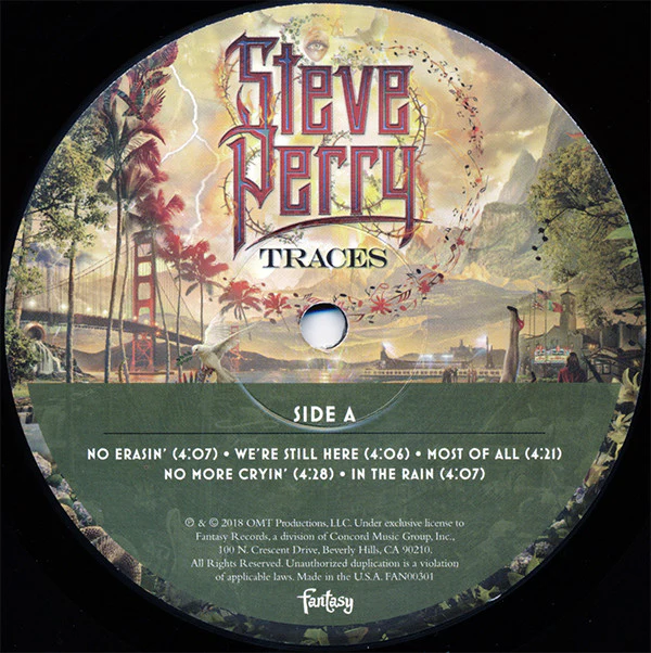 Steve Perry - Traces (LP, Album) NEW & SEALED - Image 3