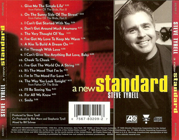 Steve Tyrell - A New Standard (CD, Album) (Very Good Plus (VG+)) - Image 2