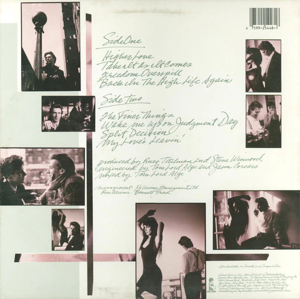 Steve Winwood - Back In The High Life (LP, Album, Spe) (Very Good Plus (VG+)) - Image 2