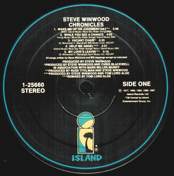Steve Winwood - Chronicles (LP, Comp, Spe) (Near Mint (NM or M-)) - Image 3