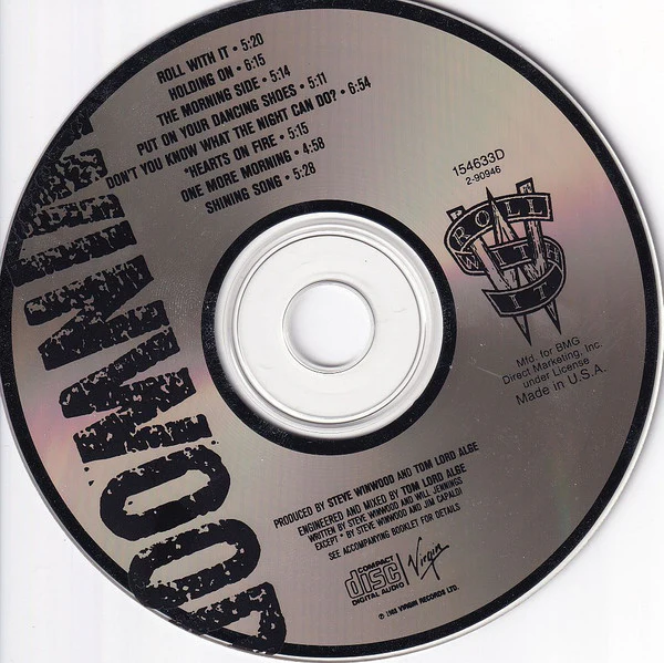 Steve Winwood - Roll With It (CD, Album, Club) (Very Good Plus (VG+)) - Image 4