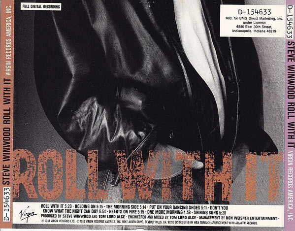 Steve Winwood - Roll With It (CD, Album, Club) (Very Good Plus (VG+)) - Image 5