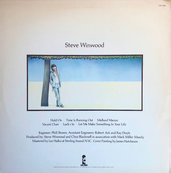 Steve Winwood - Steve Winwood (LP, Album, Pit) (Very Good Plus (VG+)) - Image 2