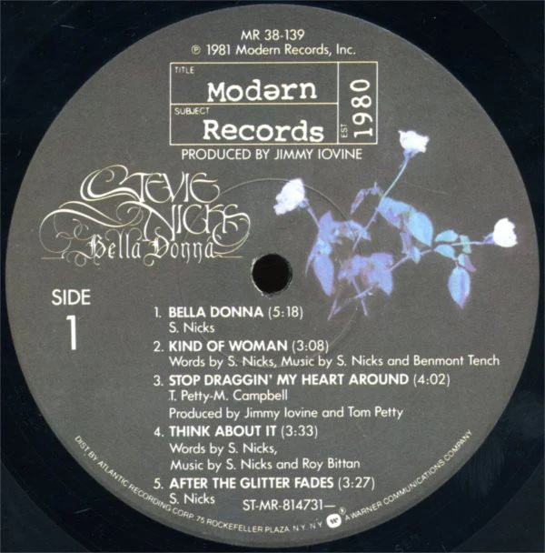 Stevie Nicks - Bella Donna (LP, Album, Spe) (Very Good (VG)) - Image 3