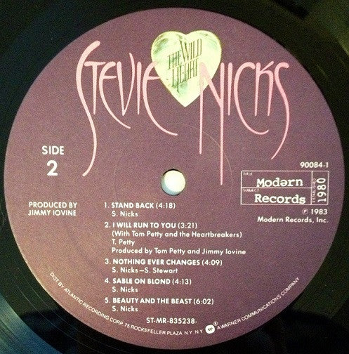 Stevie Nicks - The Wild Heart (LP, Album, All) (Very Good Plus (VG+)) - Image 5