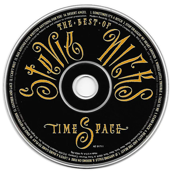 Stevie Nicks - Timespace - The Best Of Stevie Nicks (CD, Comp, Club) (Near Mint (NM or M-)) - Image 3