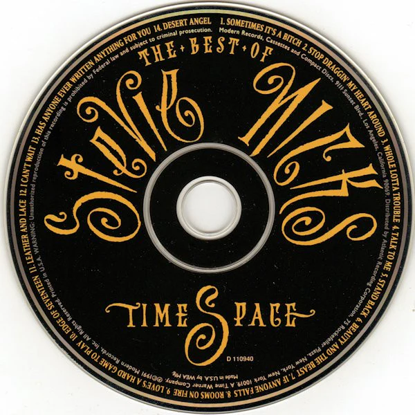 Stevie Nicks - Timespace - The Best Of Stevie Nicks (CD, Comp, Club) (Very Good Plus (VG+)) - Image 4