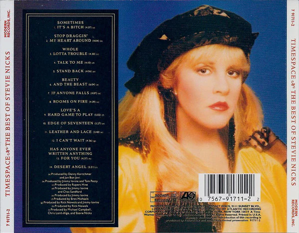 Stevie Nicks - Timespace - The Best Of Stevie Nicks (CD, Comp, RP) (Near Mint (NM or M-)) - Image 2