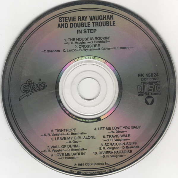 Stevie Ray Vaughan And Double Trouble* - In Step (CD, Album, DAD) (Near Mint (NM or M-)) - Image 3