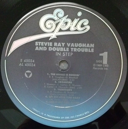 Stevie Ray Vaughan And Double Trouble* - In Step (LP, Album) (Near Mint (NM or M-)) - Image 3