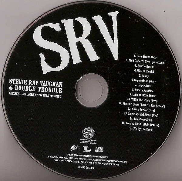 Stevie Ray Vaughan & Double Trouble - The Real Deal: Greatest Hits Volume 2 (CD, Comp, Dis) (Near Mint (NM or M-)) - Image 3